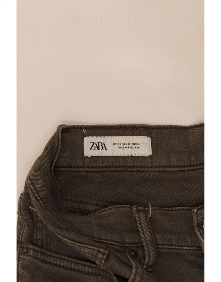 Zara Jeans Cónicos Para Hombre EU 40 Medium W31 L31 Marrón