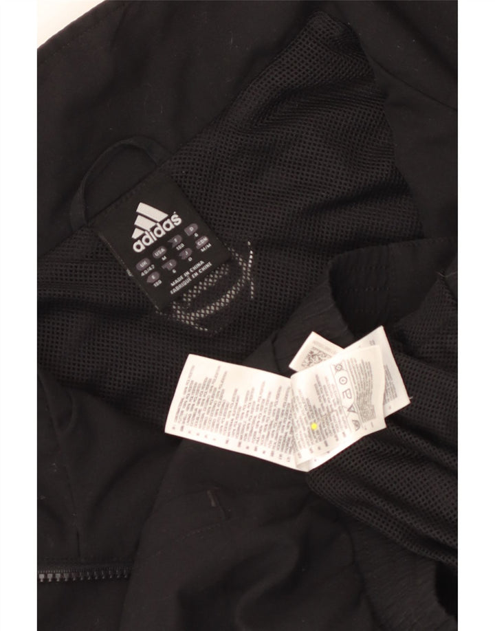 Adidas Chaqueta superior de chándal con gráfico para hombre IT 40/42 Medium Black Colourblock
