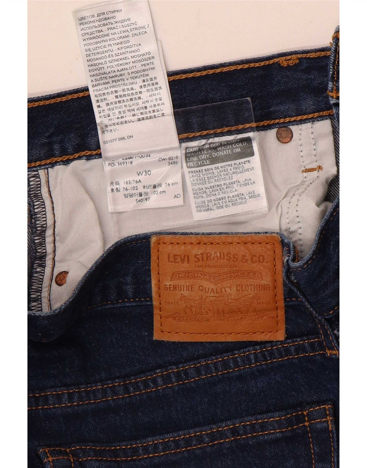 Vaqueros Levi's Mujer Wedgie Cropped W30 L26 Algodón Azul
