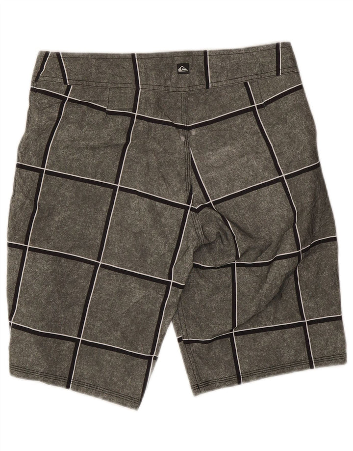 Bañador Quiksilver Hombre Small Grey Check Poliacrílico