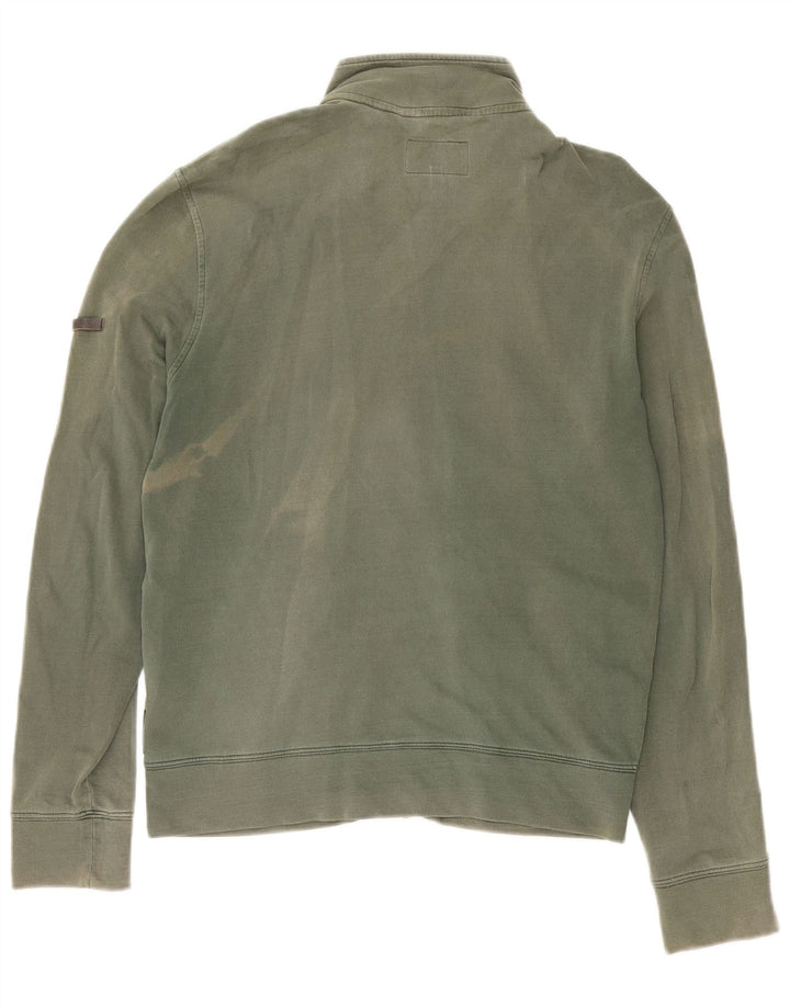 Armani Jeans Hombre Chándal Top Chaqueta Algodón Verde Medio