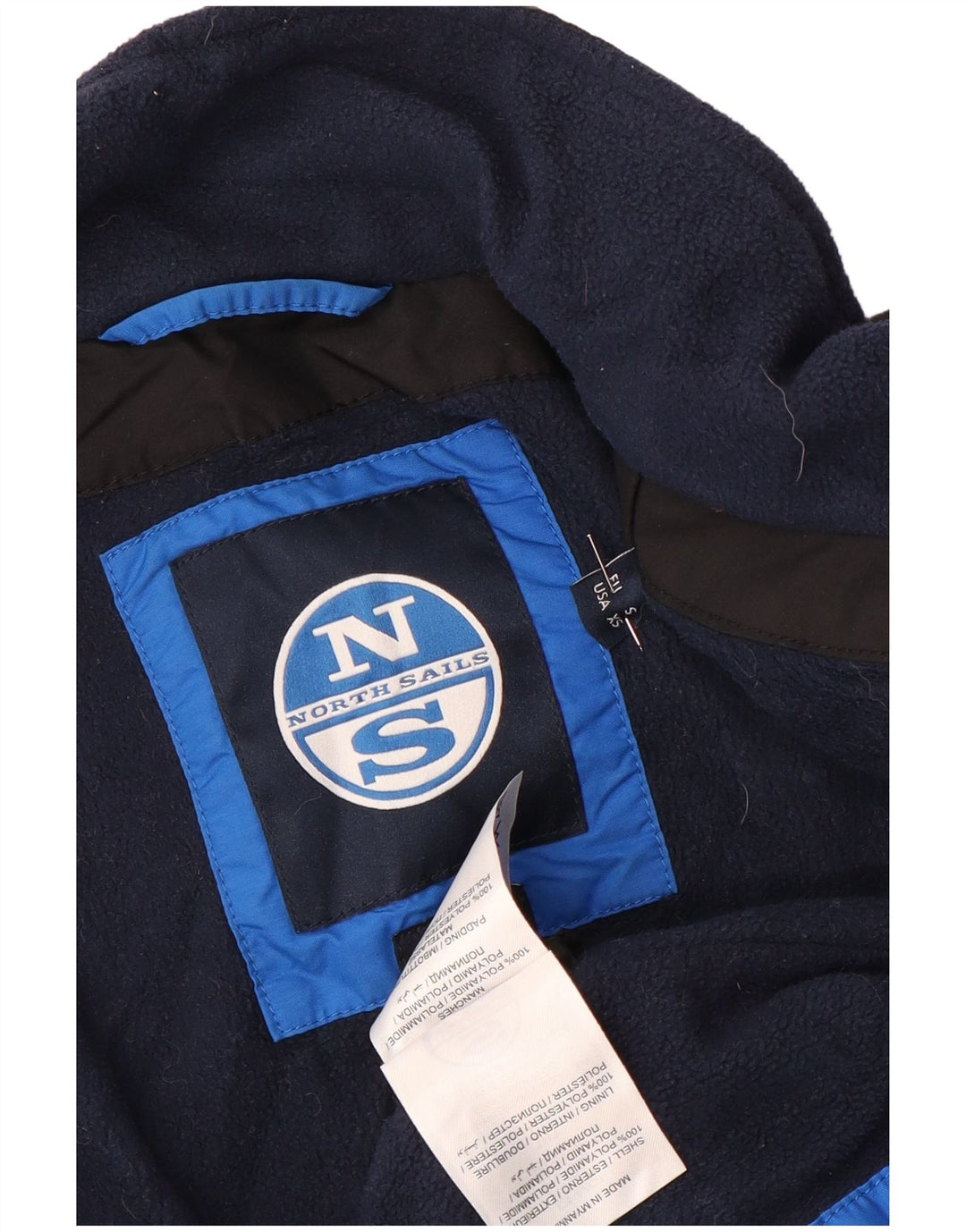 North Sails Chaqueta Bomber para Hombre EU 36 Small Poliamida Negra