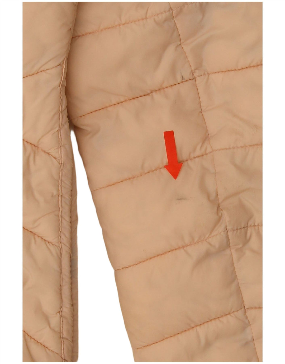 Superdry Mujer Chaqueta Acolchada Con Capucha UK 40 Small Pink Nylon