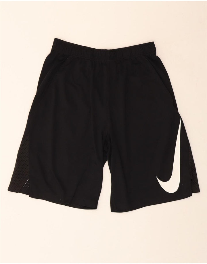 NIKE Mens Graphic Sport Shorts Medium  Black Polyester