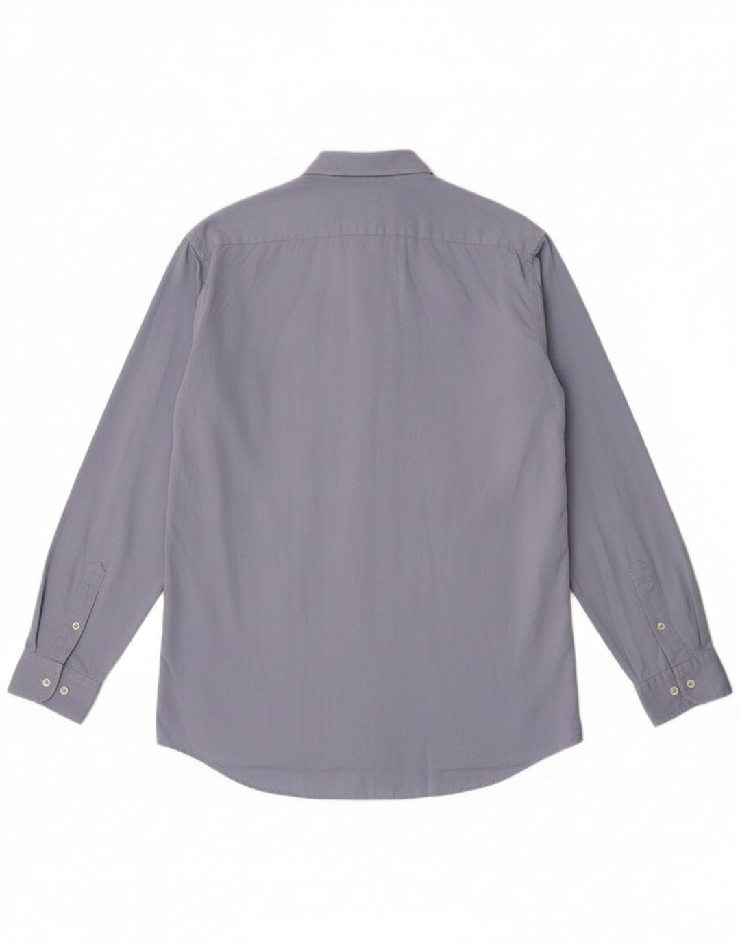 Camisa Lacoste Hombre Talla 40 Algodón Azul Medio