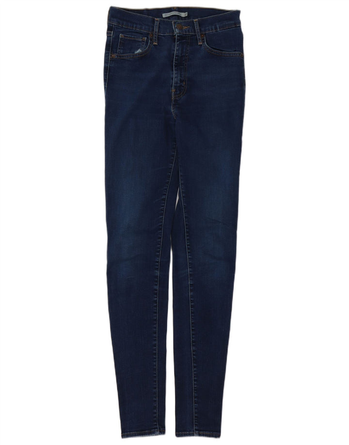 LEVI'S Vaqueros súper ajustados Mile High para mujer W27 L32 Algodón azul marino
