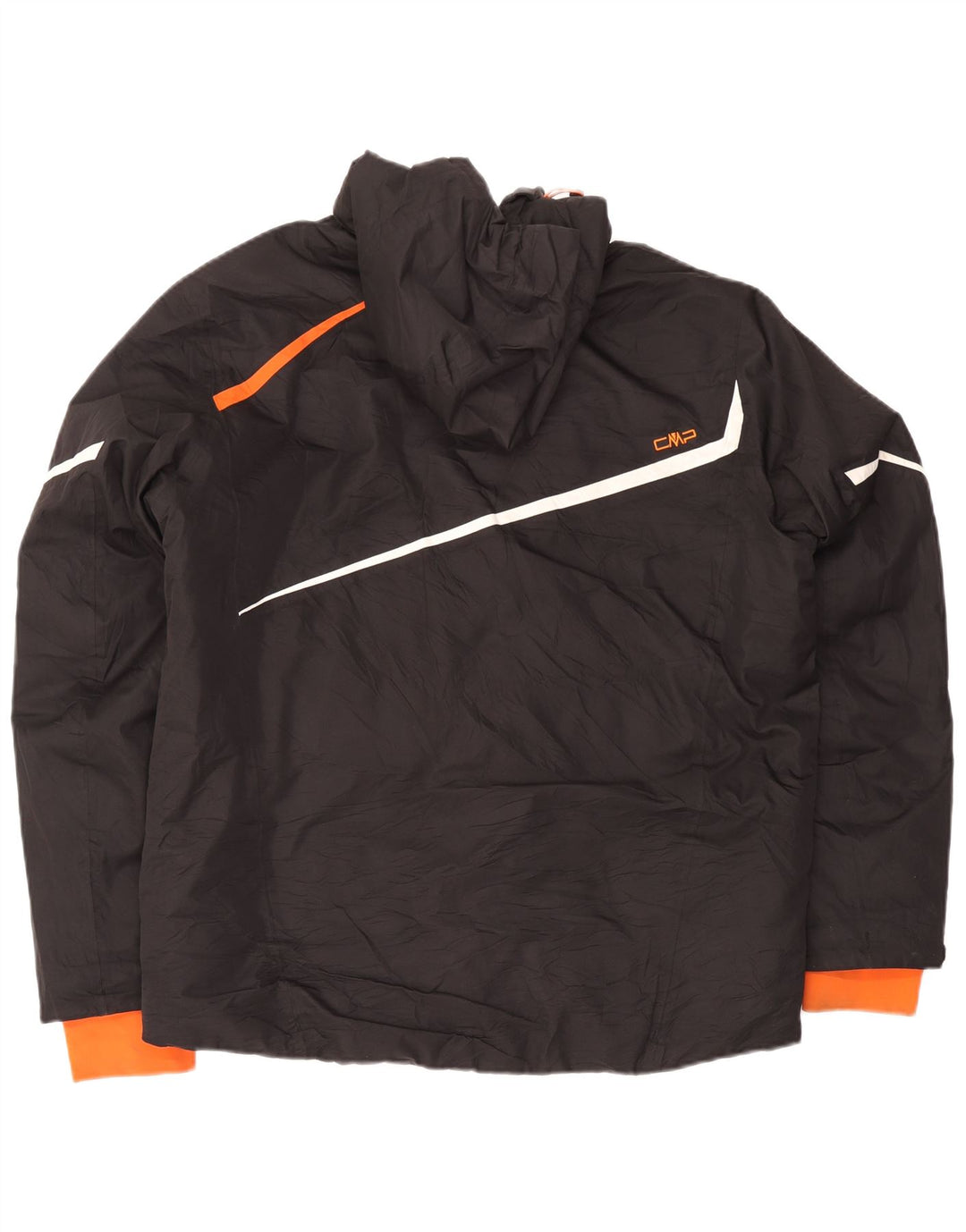CMP Chaqueta de esquí con capucha para hombre IT 54 2XL Negro Colorblock Poliéster Deportes