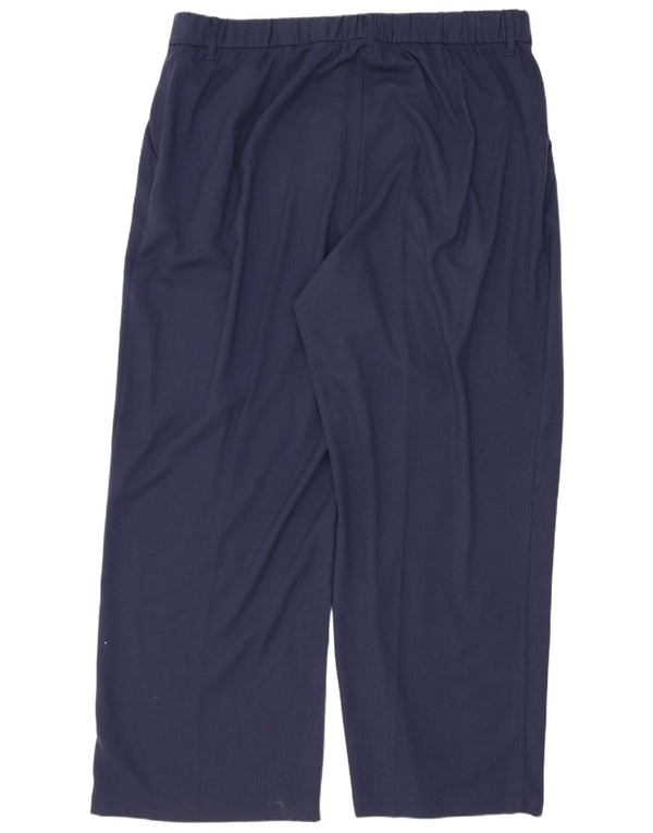 Pantalones Hollister Mujer Ultra Alto Talle 2XL W40 L29 Poliéster Azul Marino