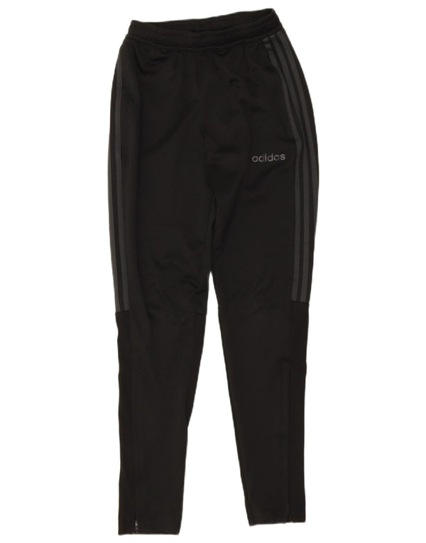 Adidas Mujer Climalite Chándal Pantalones UK 4 XS Negro Poliéster