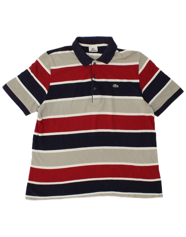 Polo Lacoste Hombre Talla 6 XL Algodón Rayas Multicolor