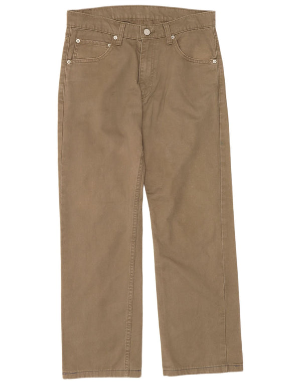 Levi's Hombre 752 Pantalones Casuales Rectos W30 L28 Algodón Caqui