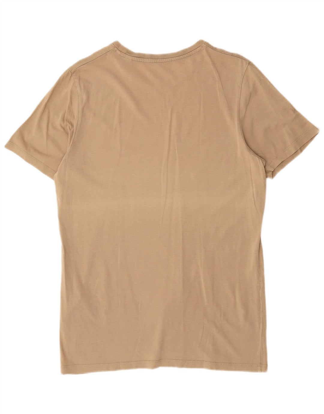 Jack & Jones Hombre Camiseta Top Large Beige Algodón