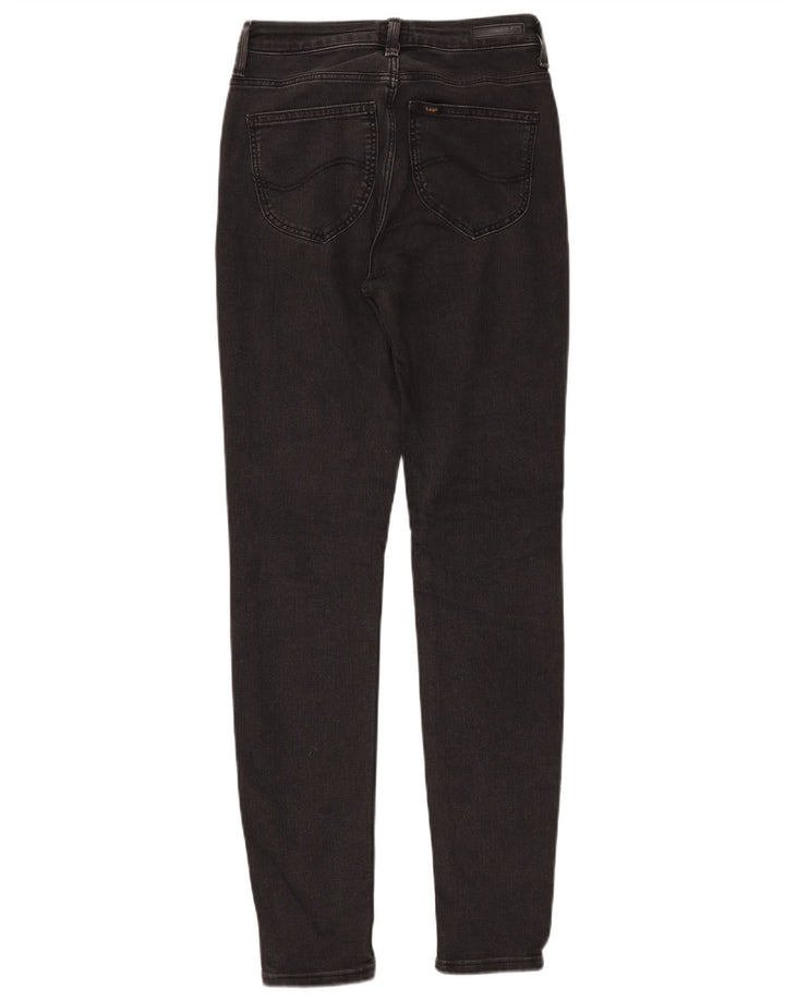 LEE Jeans Scarlett Altos Ajustados para Mujer W28 L33 Algodón Negro