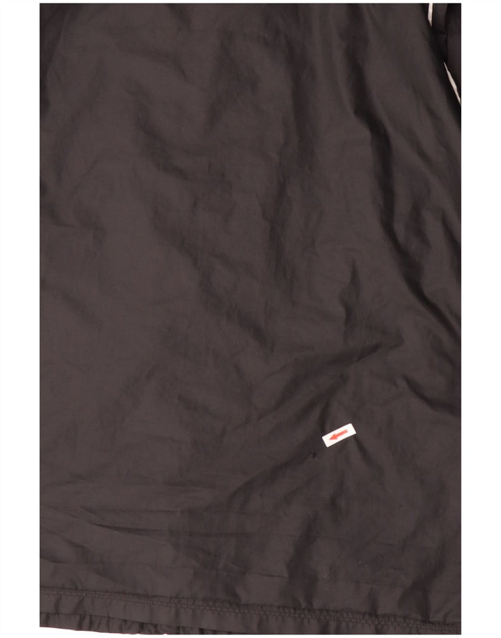NIKE Chaqueta impermeable para hombre UK 40 Grande Poliéster negro