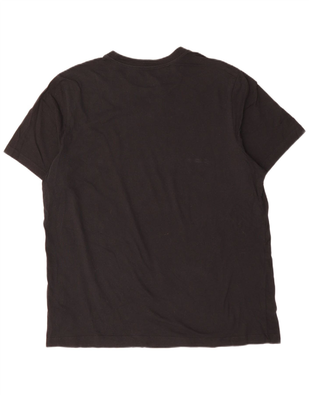 NIKE Camiseta gráfica para hombre Top XL Algodón negro