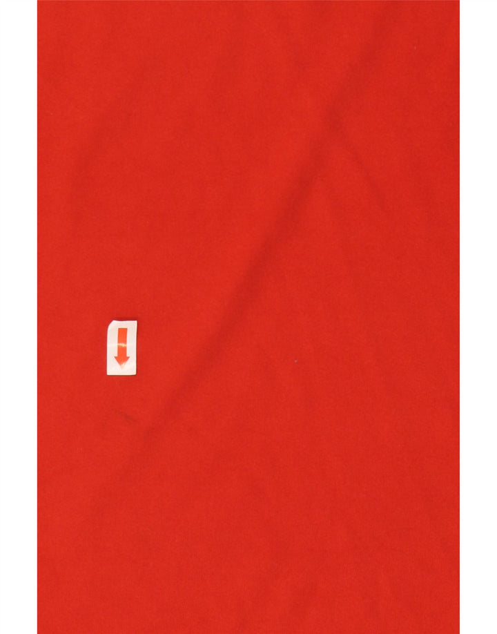 Adidas Hombre Chaleco Top Medio Rojo Poliéster