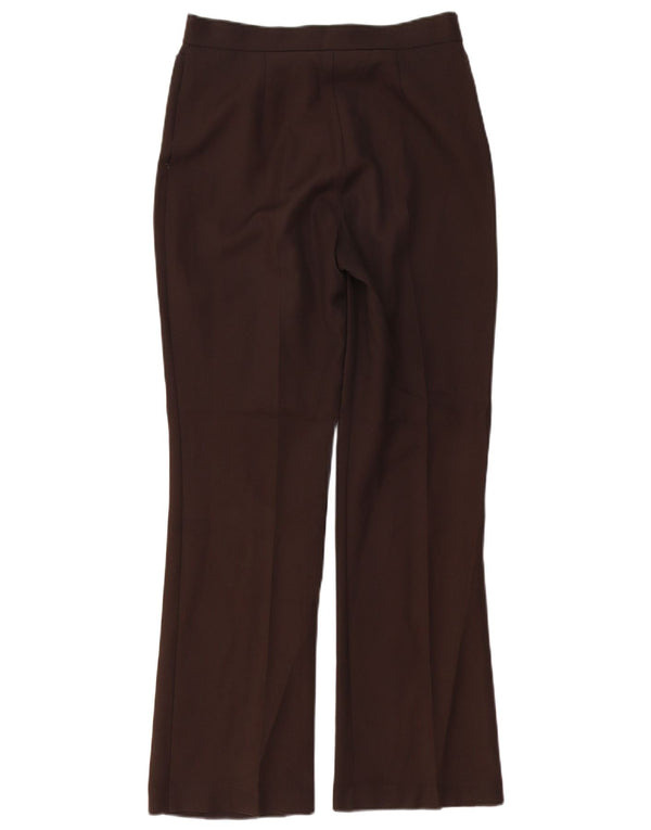 Marks & Spencer Pantalones casuales con corte de bota para mujer UK 10 Small W25 L30 Marrón
