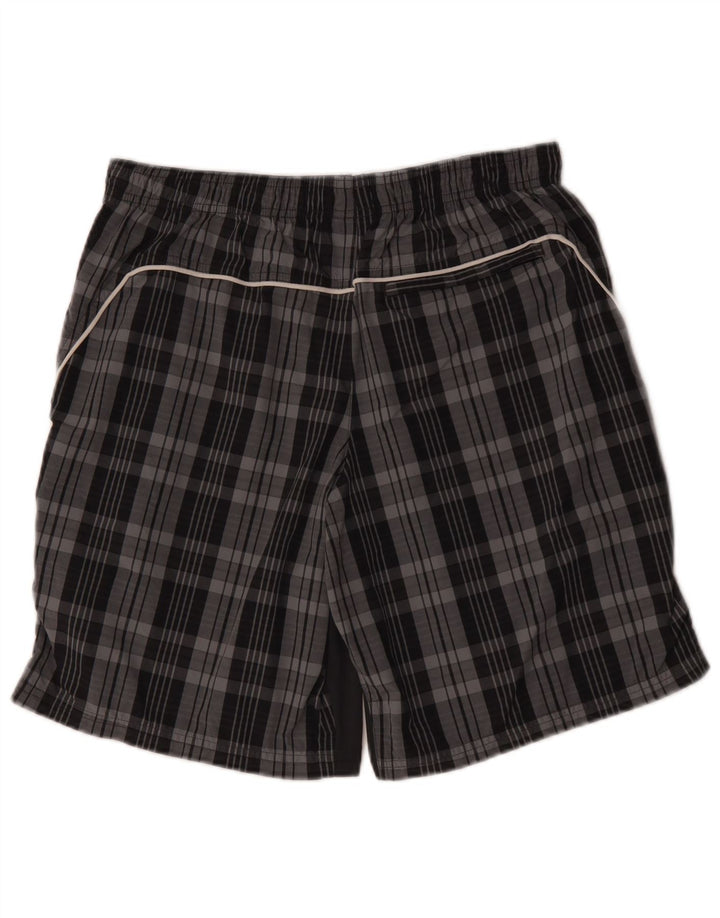 Pantalón corto deportivo Nike para hombre Poliéster a cuadros gris medio