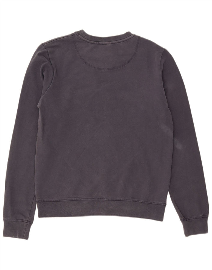 HELLY HANSEN Mens Graphic Sweatshirt Jumper Small Grey Cotton