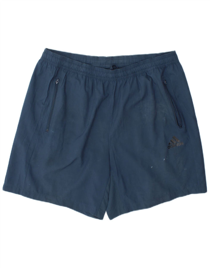 Adidas Hombre Pantalones Cortos Deportivos XL Azul Marino