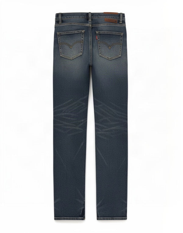 Levi's Boys 510 Vaqueros pitillo desgastados 11-12 años W27 L28 Algodón azul
