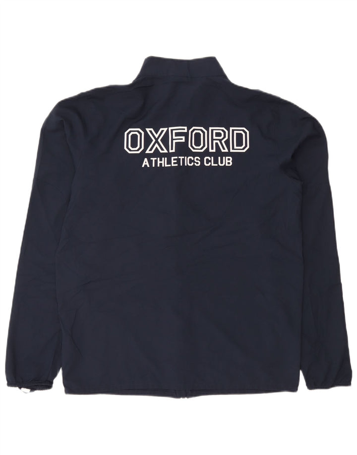 Nike - Chaqueta de chándal con gráfico para hombre, color azul marino mediano