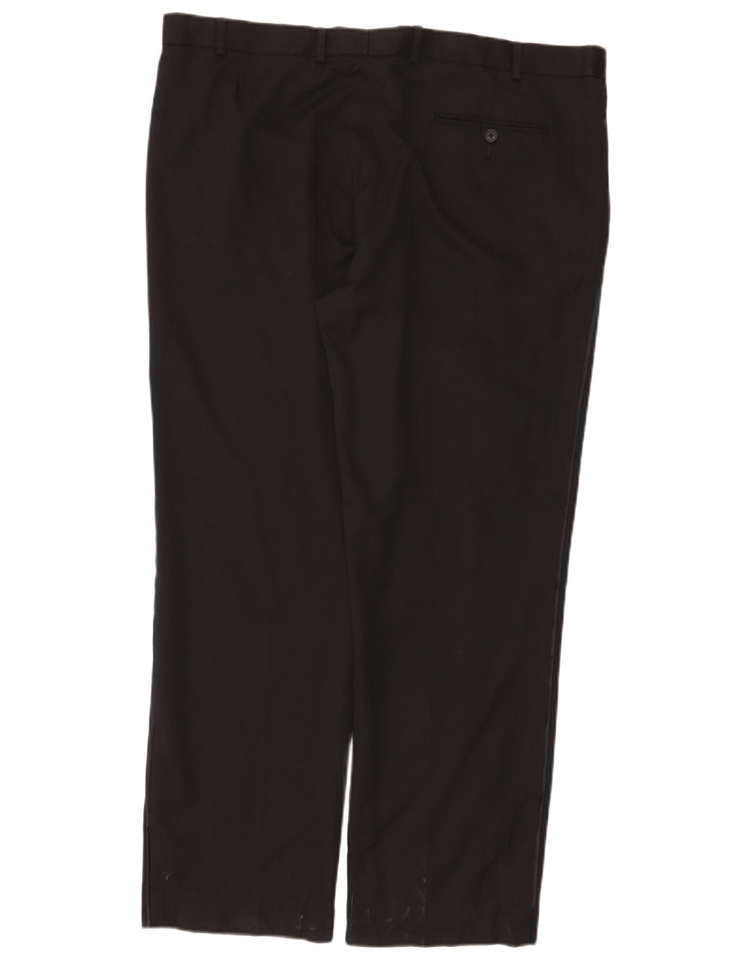 Marks & Spencer Pantalones de traje rectos regulares para mujer W42 L31 Negro