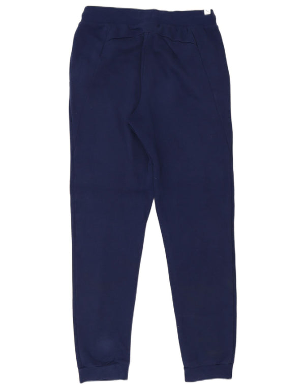 Puma Pantalones de chándal para mujer Joggers UK 12 Medium Azul marino Algodón