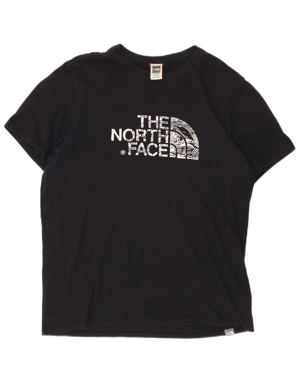 The North Face Camiseta gráfica para hombre Top XL Algodón negro