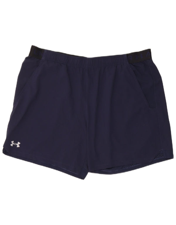 Under Armour Pantalones cortos deportivos gráficos para hombre 2XL Azul marino