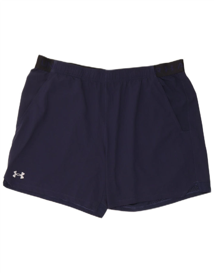 Under Armour Pantalones cortos deportivos gráficos para hombre 2XL Azul marino
