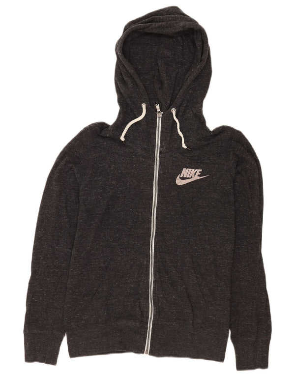 Nike Sudadera con capucha y cremallera para mujer Reino Unido 12 Algodón moteado gris medio
