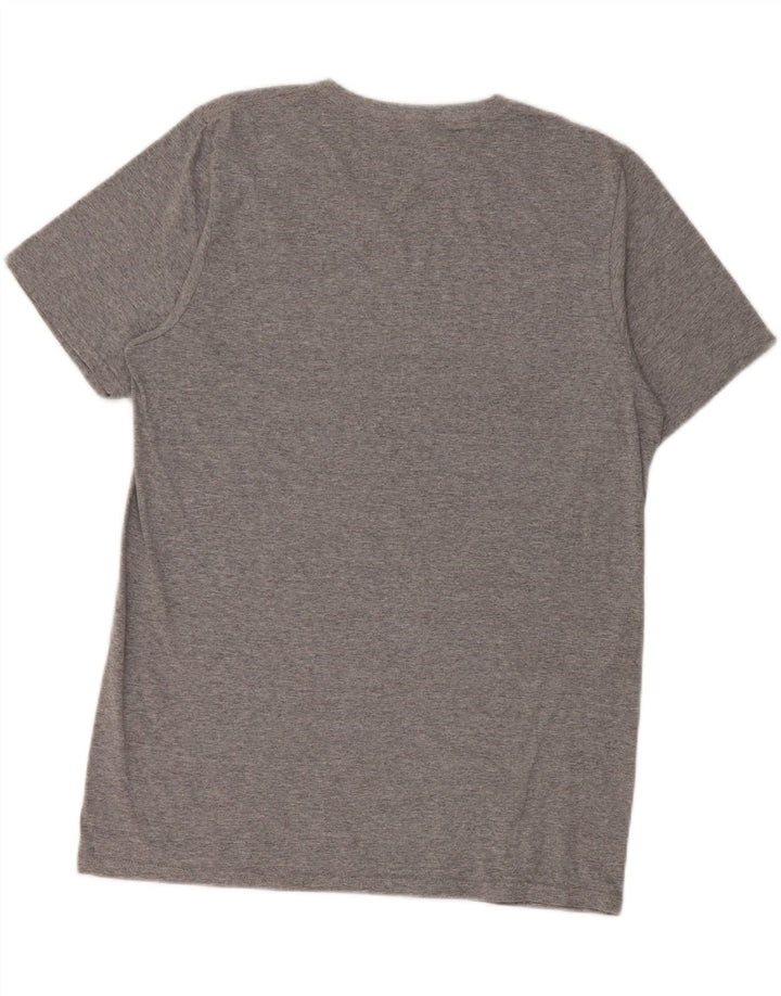 Camiseta Russell Athletic para hombre Top de algodón moteado gris medio