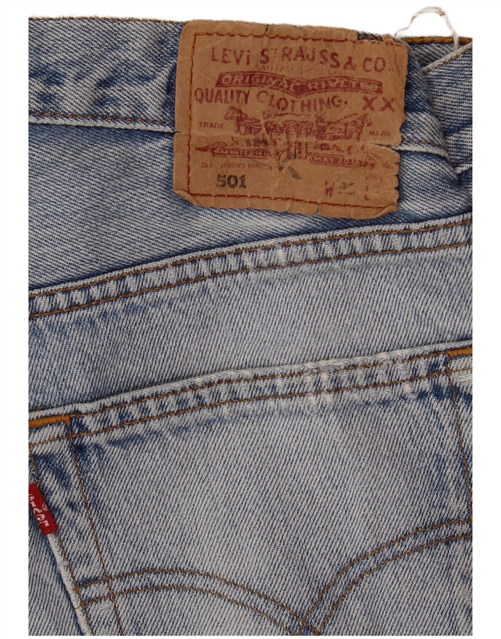 Levi's Mujer 501 Denim Pantalones Calientes De Cintura Alta W24 XS Azul