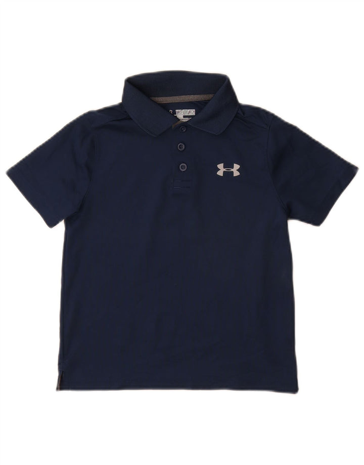 UNDER ARMOUR Polo Heat Gear para niños 6-7 años XS Azul Marino