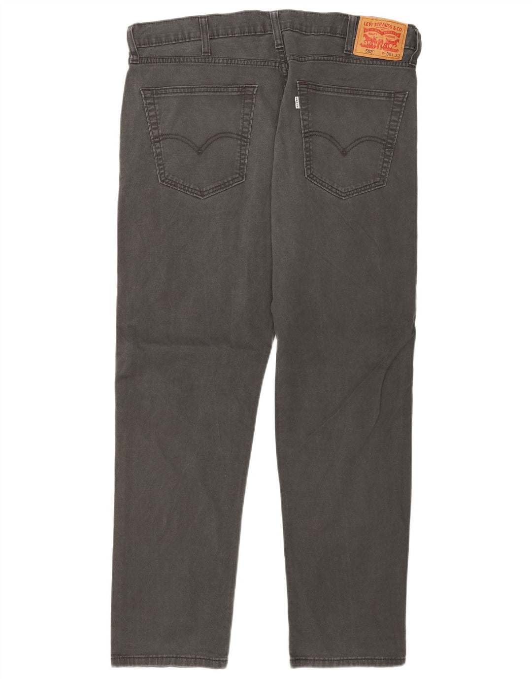 Levi's Vaqueros cónicos 502 para hombre W38 L32 Algodón gris