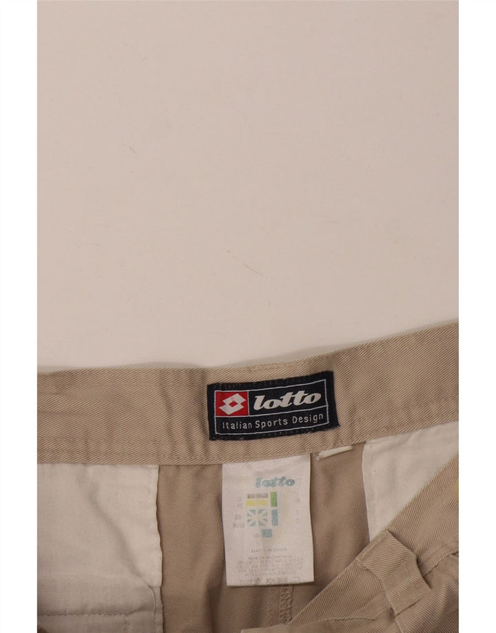 Lotto Shorts Cargo Hombre W36 Grande Algodón Beige