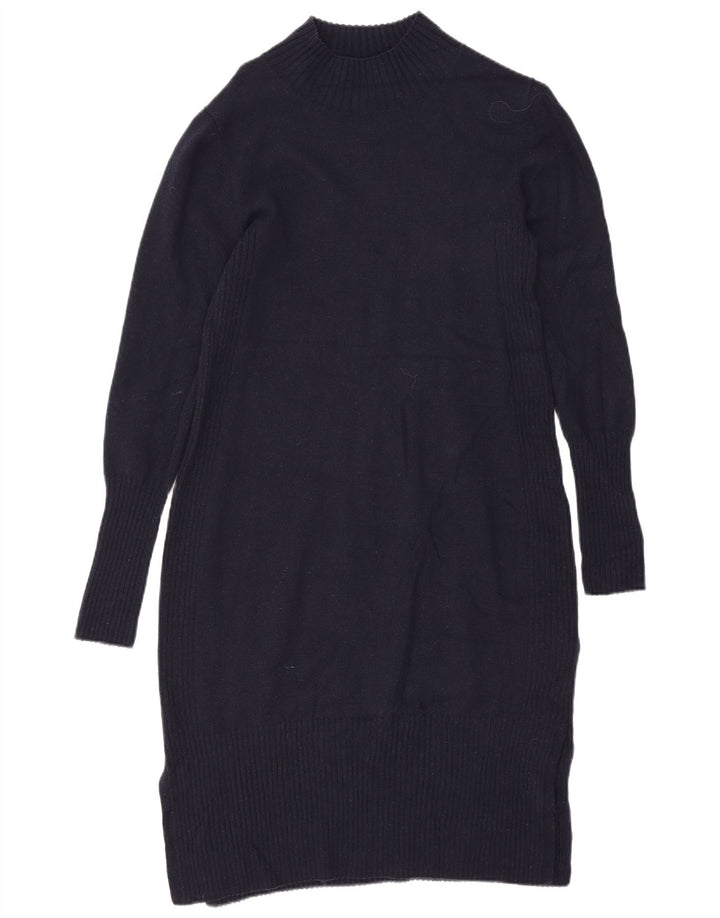Hobbs Vestido tipo jersey para mujer Reino Unido 12 Lana azul marino mediana