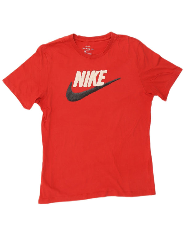 Nike Camiseta gráfica para hombre, parte superior mediana roja