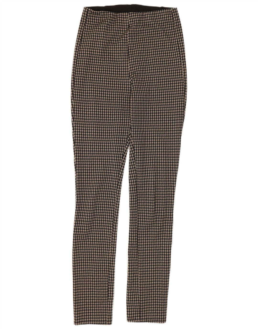 Zara Leggings para mujer UK 44 Mediano Pata de gallo negra