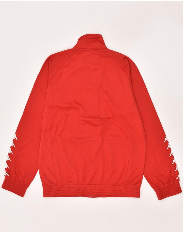 KAPPA Boys Graphic Tracksuit Top Jacket 15-16 Years Red Vintage Kappa and Second-Hand Kappa from Messina Hembry 