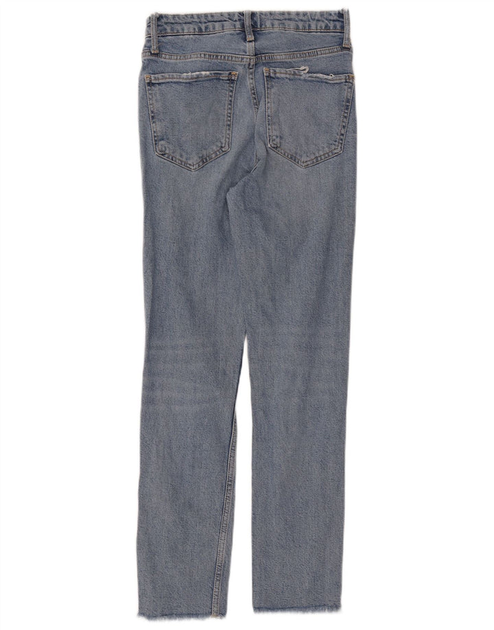 Zara Vaqueros Slim Mujer EU 34 2XS W24 L27 Azul