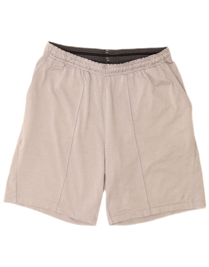 ADIDAS Hombres Climacool Sport Shorts Grande Gris Poliéster