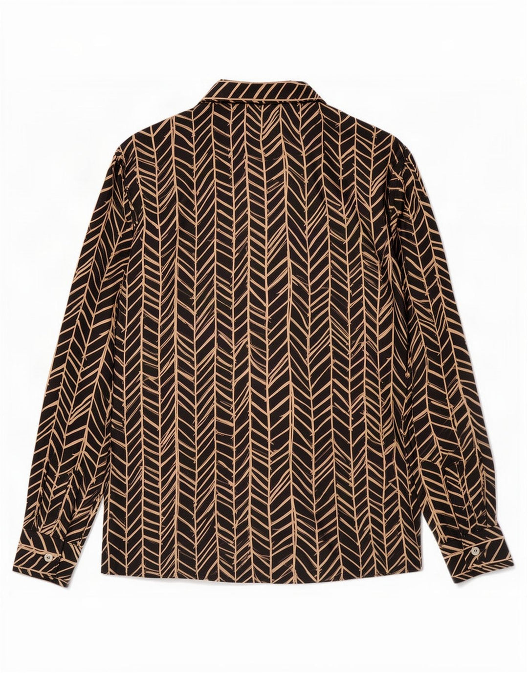 Iceberg Blusa Camisa Mujer IT 44 Mediana Seda Geométrica Negra