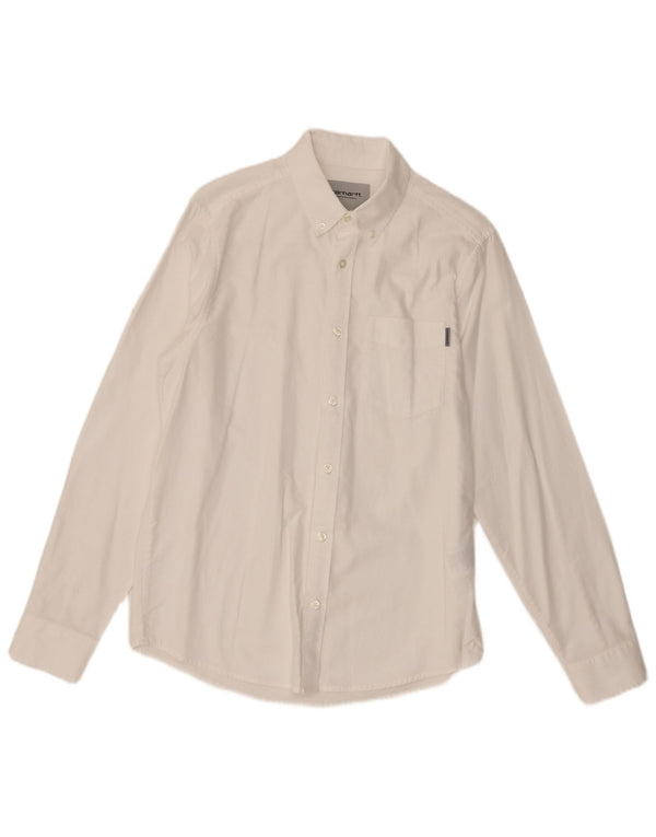 Camisa Carhartt Hombre Pequeña Algodón Blanco