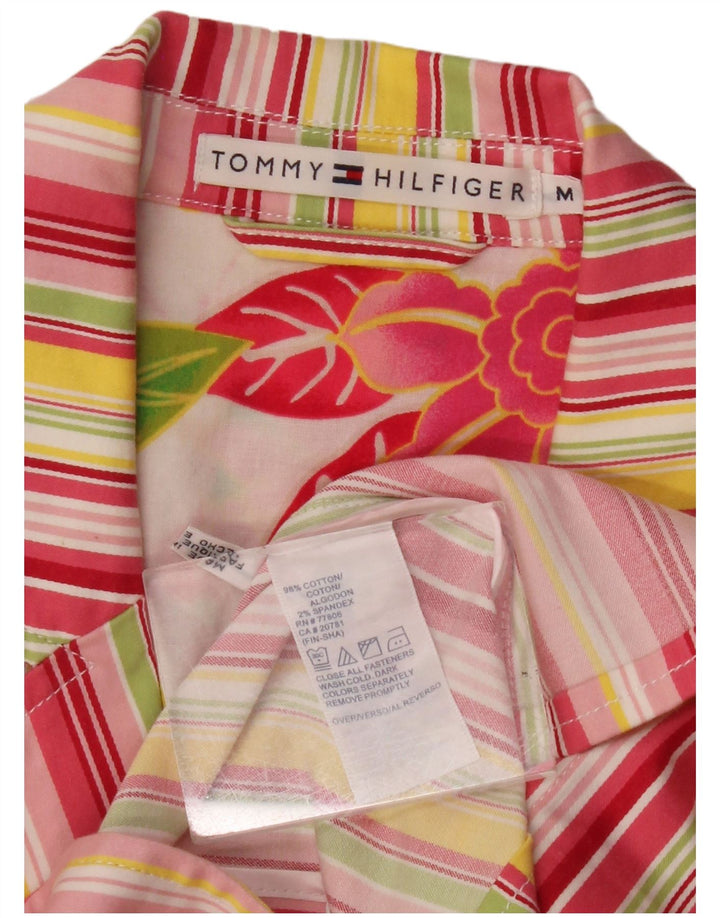 Tommy Hilfiger Chaqueta corta para mujer UK 12 Mediana Rayas multicolores