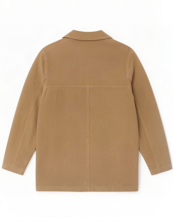 Vintage Womens Suede Jacket IT 40 Small Beige Leather