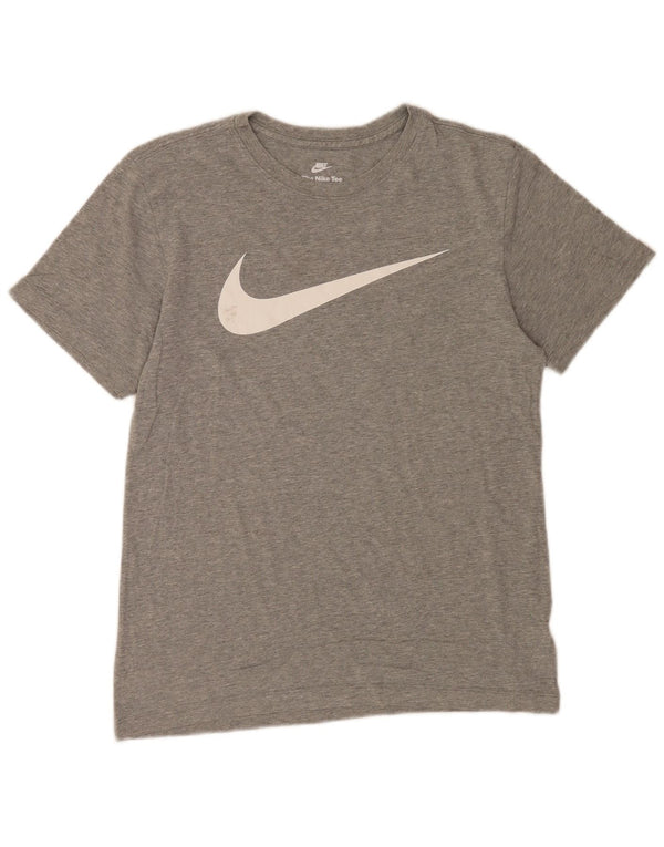 Nike Camiseta gráfica para hombre Top pequeño gris moteado