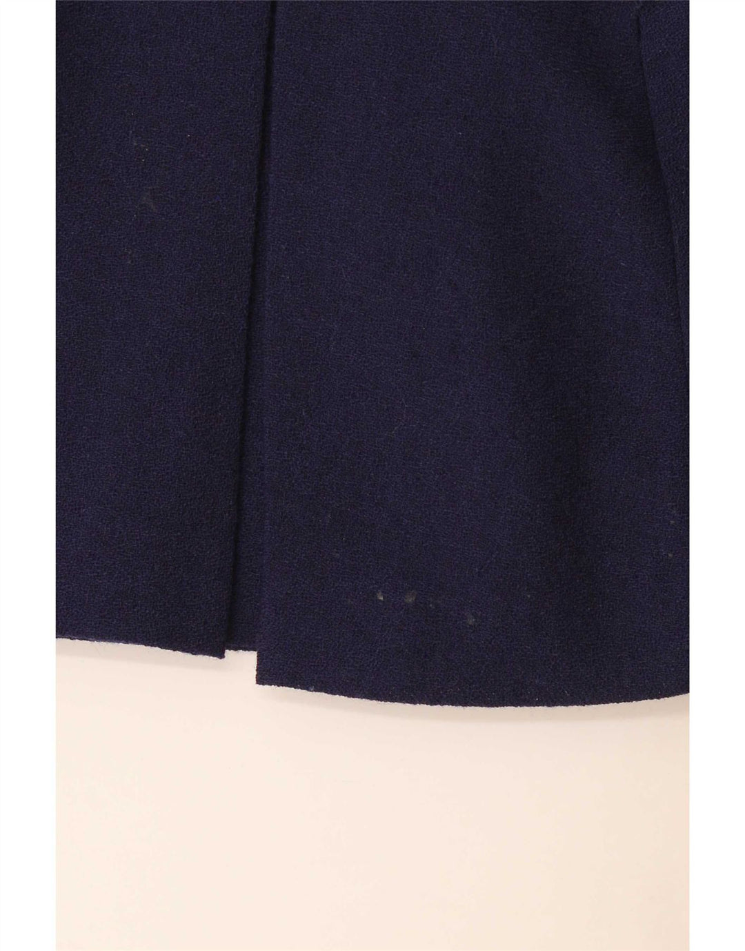 Vintage Mujer Mini Falda W30 Medio Azul Marino