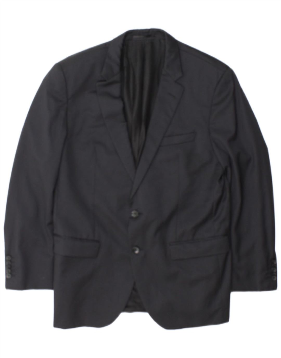 Hugo Boss Chaqueta tipo blazer entallada con 2 botones para hombre EU 52 XL Gris a rayas